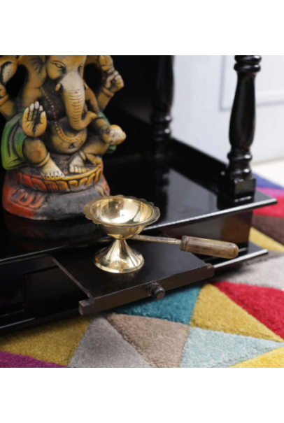 Gold Metal Diya